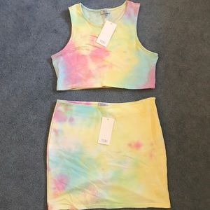 Tobi Tie Dye Skirt Set